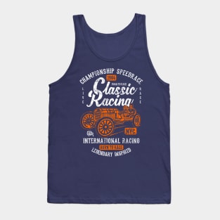 Classic Racing Vintage Design Tank Top